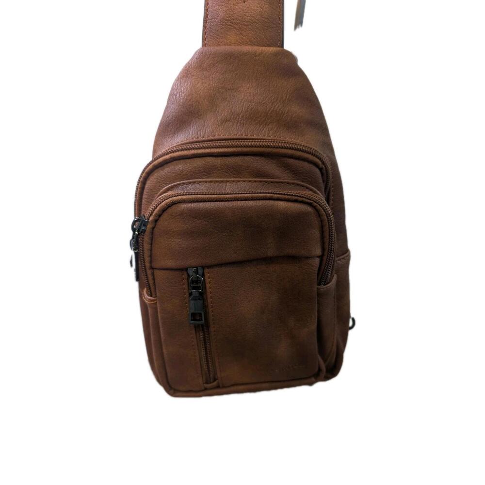 Masintor Brown Crossbody Bag